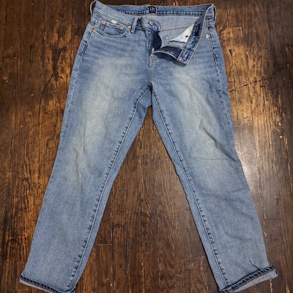 GAP Women's Straight Leg Jeans - Light Blue - Picture 4 of 8